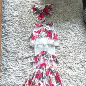 Floral two piece set